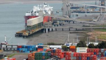 Descargaron 277.590 toneladas de granos en el complejo portuario bahiense