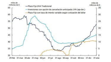 Confirman un aumento de los plazos fijos UVA