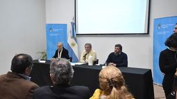 Los anuncios del secretario de Agricultura, Ganadería y Pesca, Juan José Bahillo, y su par de Planificación del Desarrollo y la Competitividad Federal, Jorge Neme.