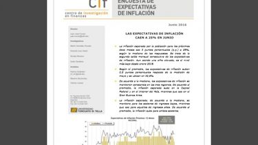Los argentinos esperan que la inflación anual sobrepase el 32 por ciento