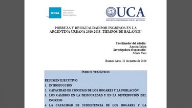 La Iglesia constató que la pobreza ya es mayor al 32 por ciento