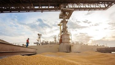 El principal producto de exportación del país es la harina de soja.