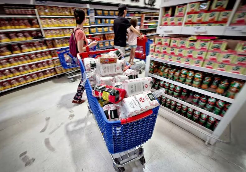 El poder adquisitivo de los trabajadores a la hora de ir al supermercado.