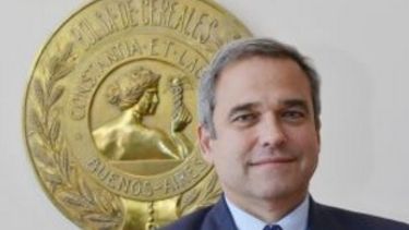 Ricardo Valderrama liderando la Bolsa de Cereales