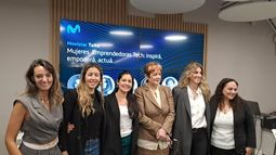 Las protagonistas de la primera charla fue Mujeres Emprendedoras Tech dentro del evento Movistar Talks.