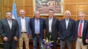 Etchevehere recibió a la Mesa de Enlace en el Día del Campo