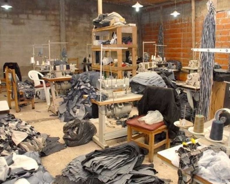 Detectaron un 97% de empleo irregular en talleres textiles clandestinos