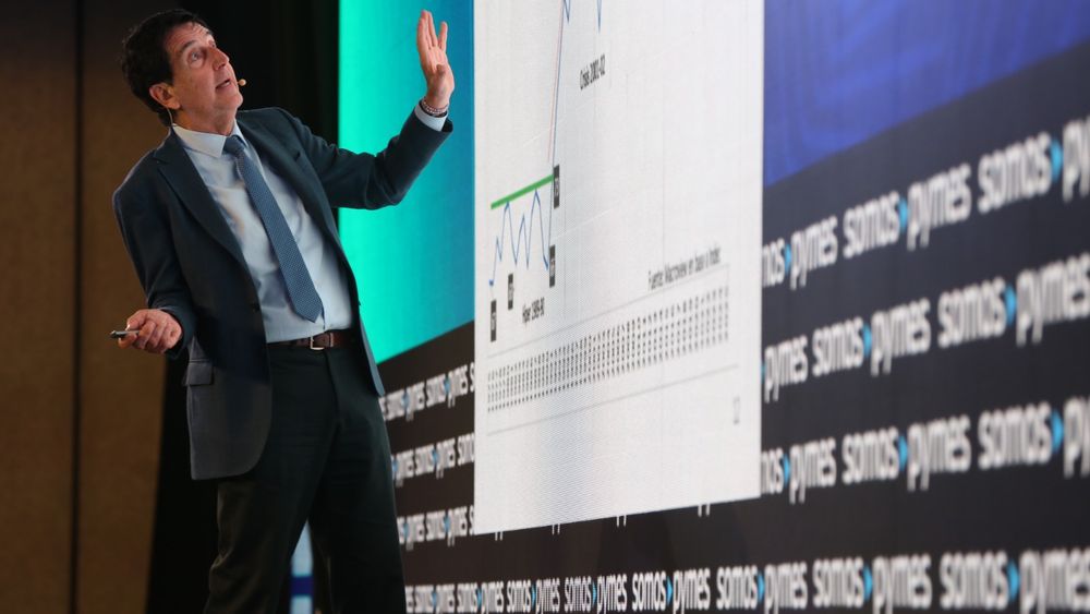 La presencia del economista Carlos Melconian.