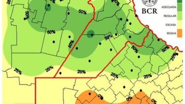 Un 40% de la zona núcleo está entre la escasez hídrica y sequía