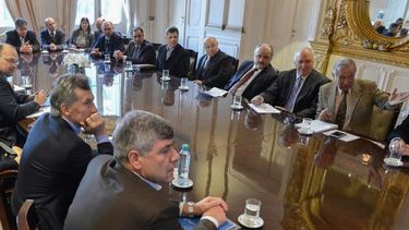 Macri mantuvo una charla con la Mesa de Ganados y Carnes