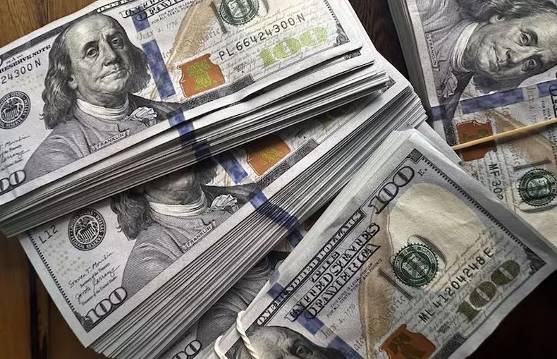 El dólar blue cerró en los 1.435 pesos para la venta.