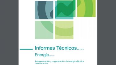 Subió un 12,6% la energía autogenerada por la industria en 2016