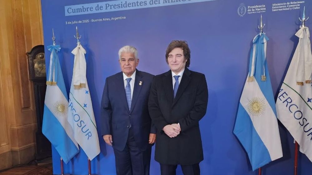 El encuentro entre ambos mandatarios.