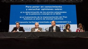Energía eléctrica: anunciaron los sitios para las audiencias públicas