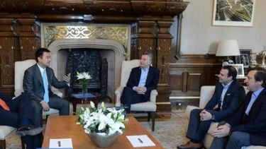 Macri se reunió con el CEO de Huawei Argentina