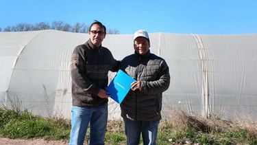 Horticultor pampeano se convirtió en un ejemplo de "Agricultura Familiar"