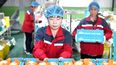 El envío de las frutas hacia el mercado argentino. 