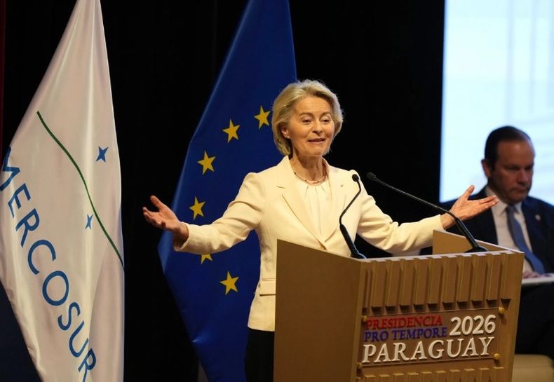 Su presentación en Paraguay, el sábado pasado.