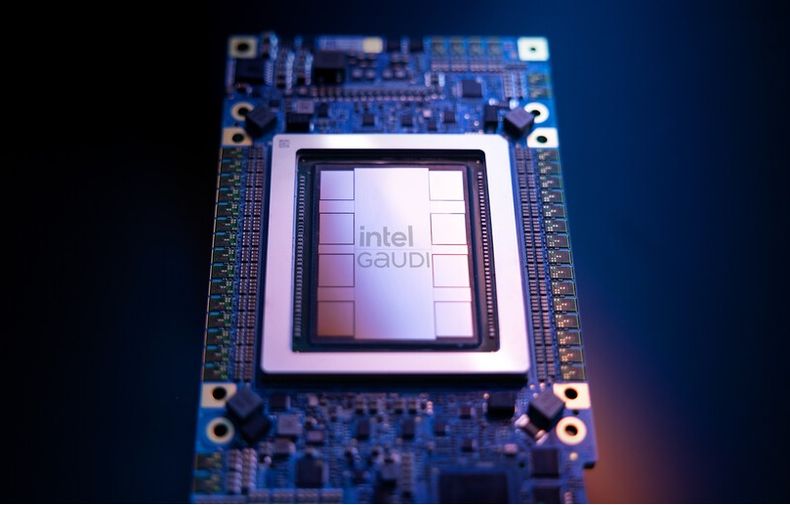 El chip de Inteligencia Artificial presentado por Intel.