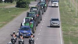 El campo inició un paro de cuatro días por el nuevo esquema de retenciones