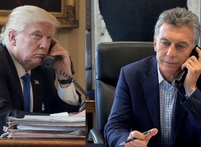 Macri y Trump mantuvieron una charla telefónica