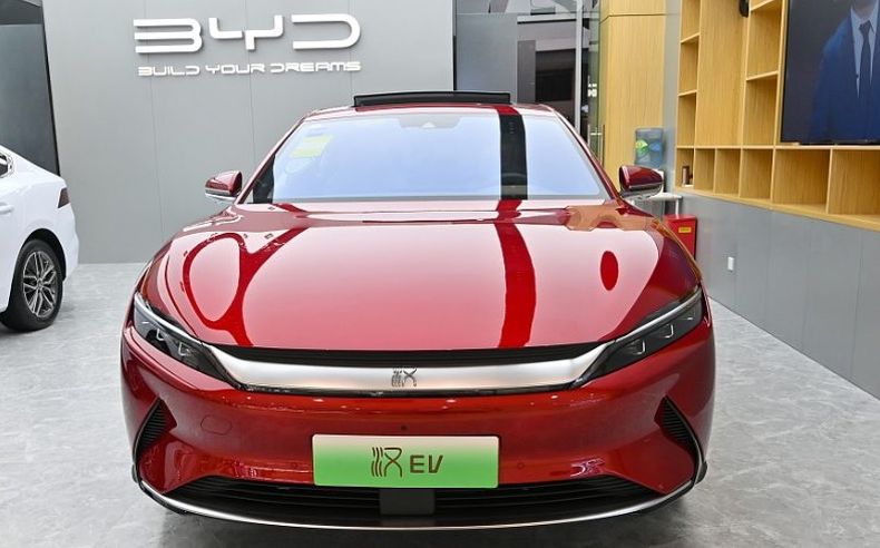 Uno de los vehículos eléctricos de BYD.