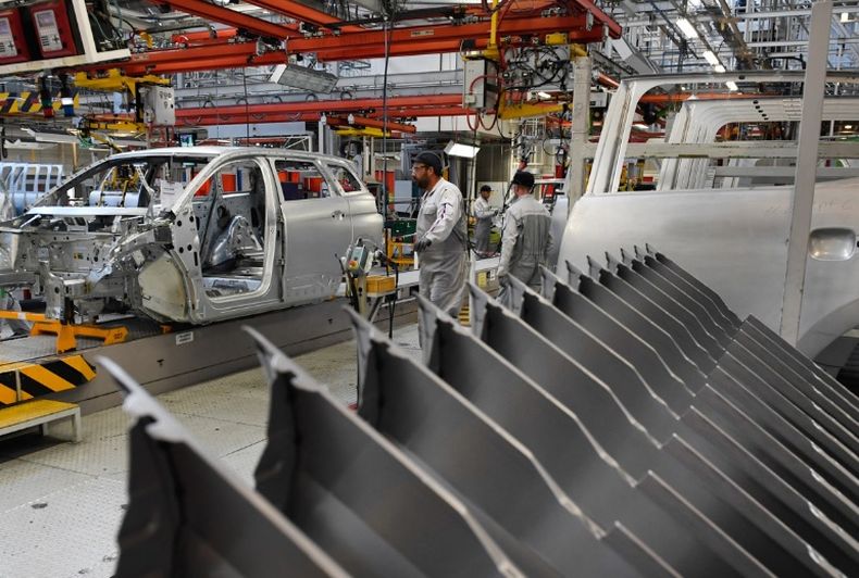 Los datos de la producción industrial durante abril.