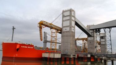 Se descargaron más de 295 mil toneladas de granos en el puerto bahiense