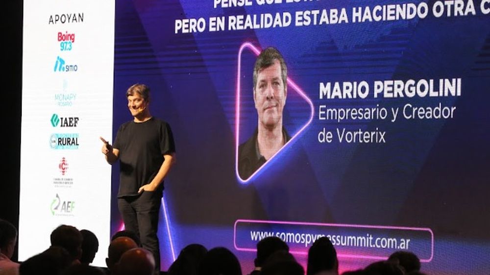 La presencia de Mario Pergolini en el Summit de Transformación Digital para PyMEs.