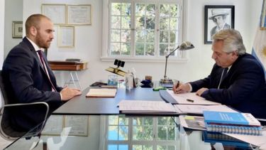 El Presidente se reunió con Guzmán para revisar la situación con el FMI
