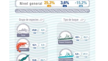 Los seis primeros meses del año mostraron un resultado negativo de 15,2% para la pesca argentina.&nbsp;