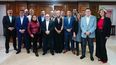 Los protagonistas del encuentro. Los protagonistas del encuentro.