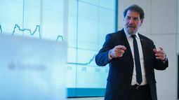 La exposición del nuevo presidente de BYMA.