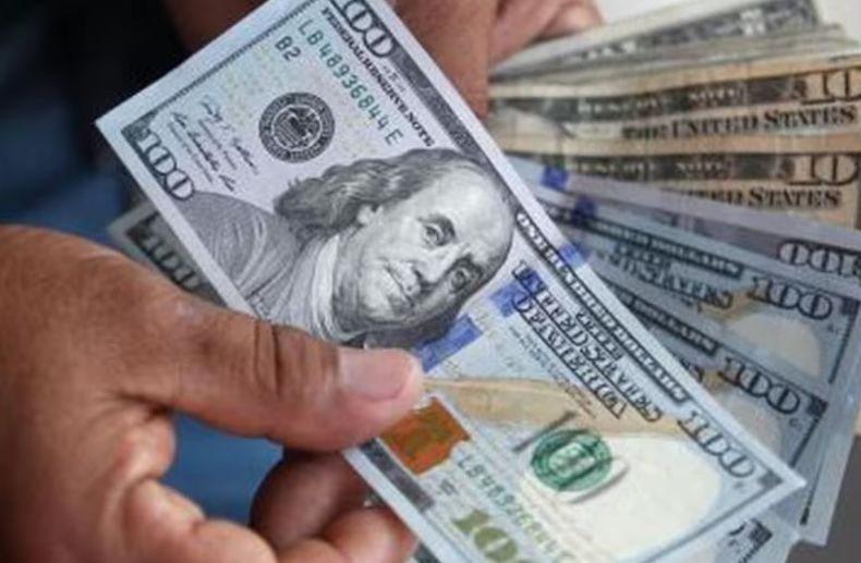 El dólar blue cerró en los 1.445 pesos para la venta.