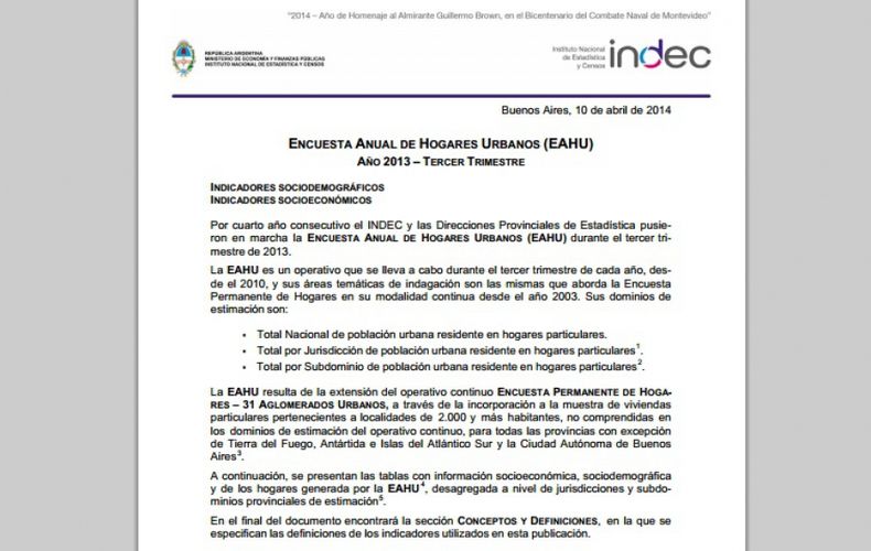 La tasa de desempleo a nivel nacional fue de 6,6 por ciento en 2013