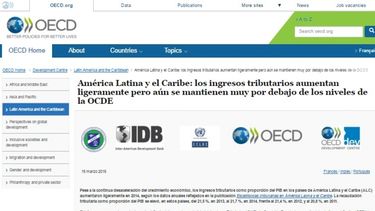 La recaudación tributaria mostró un leve aumento en Latinoamérica en 2014