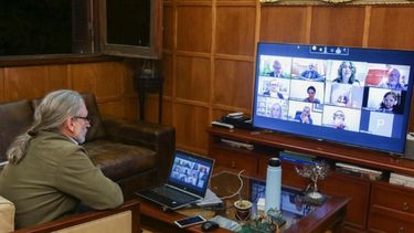 Funcionarios del Gobierno se reunieron con la Mesa de Enlace