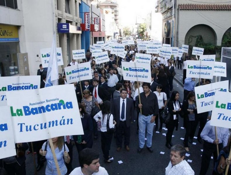 Bancarios anunciaron un paro nacional para la semana que viene