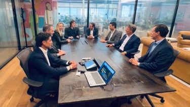 El encuentro entre el Presidente de la Nación y las autoridades de Mercado Libre.