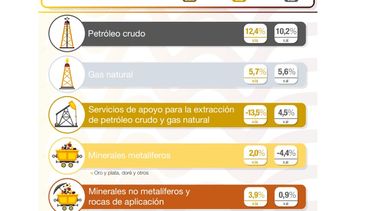Detalles del reporte oficial sobre la minería.