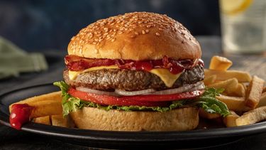 El costo de una hamburguesa en Argentina.