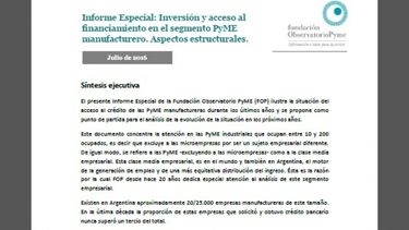 Califican de insuficiente el acceso al crédito de la clase media empresarial