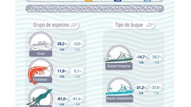Estadísticas del sector pesquero.