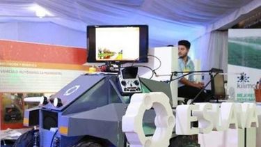 Presentaron rodado que robotiza la aplicación de agroquímicos