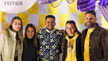 Los protagonistas del encuentro.