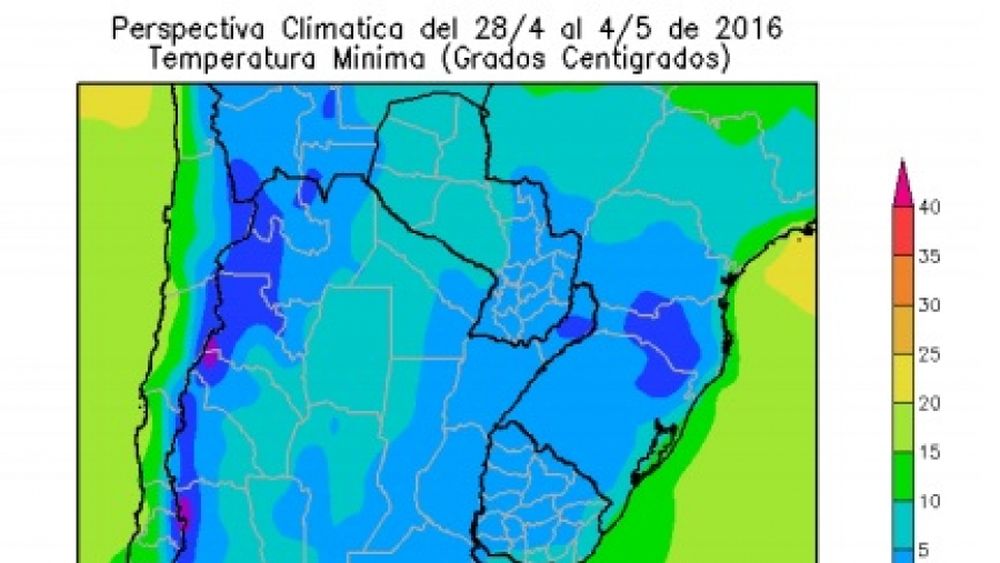 Se van las lluvias y empieza el frío en la zona núcleo del campo argentino