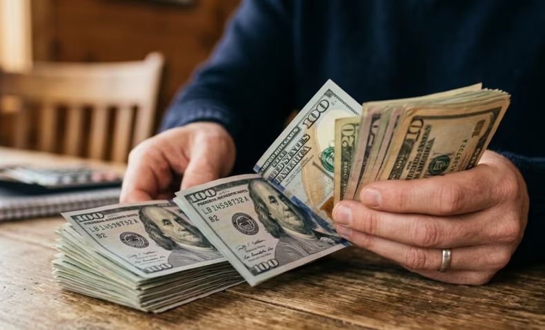 El dólar blue cerró en los 1.420 pesos para la venta.