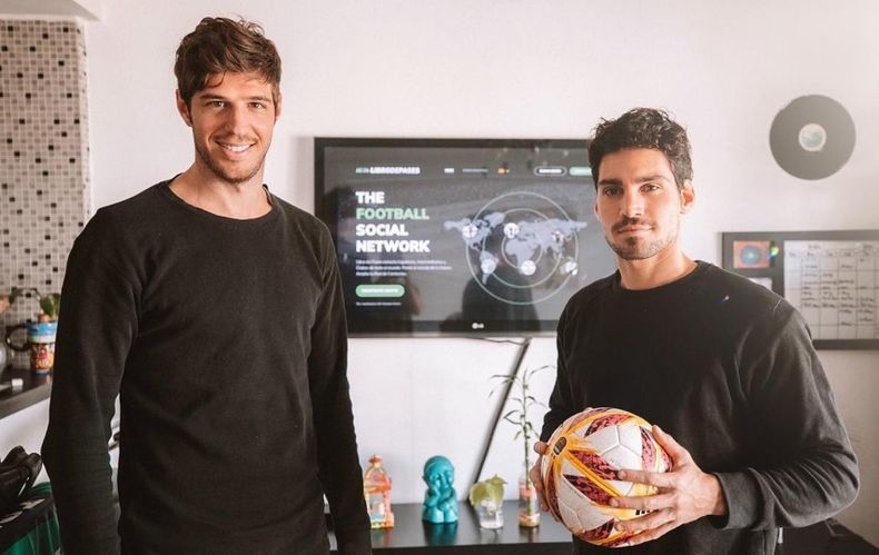 Juan Cruz Gotta junto a a Nicolás Maccari.