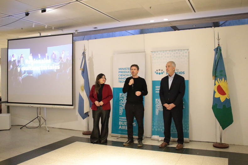 La exposici&oacute;n del ministro de Producci&oacute;n, Ciencia e Innovaci&oacute;n Tecnol&oacute;gica de la provincia de Buenos Aires, Augusto Costa.