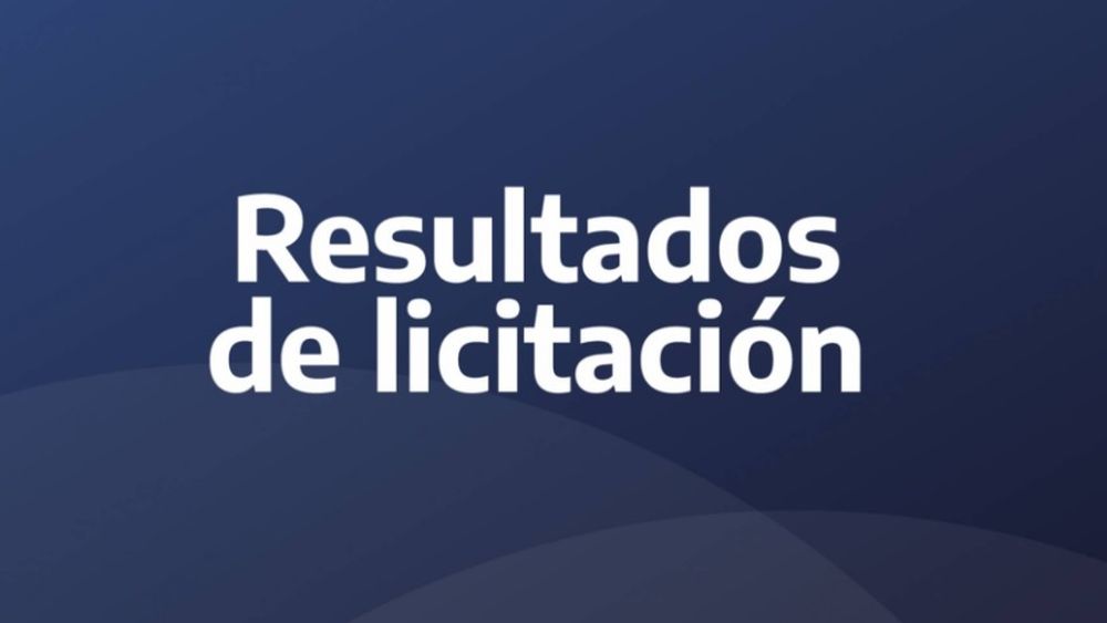 La última licitación del Ministerio de Economía.
